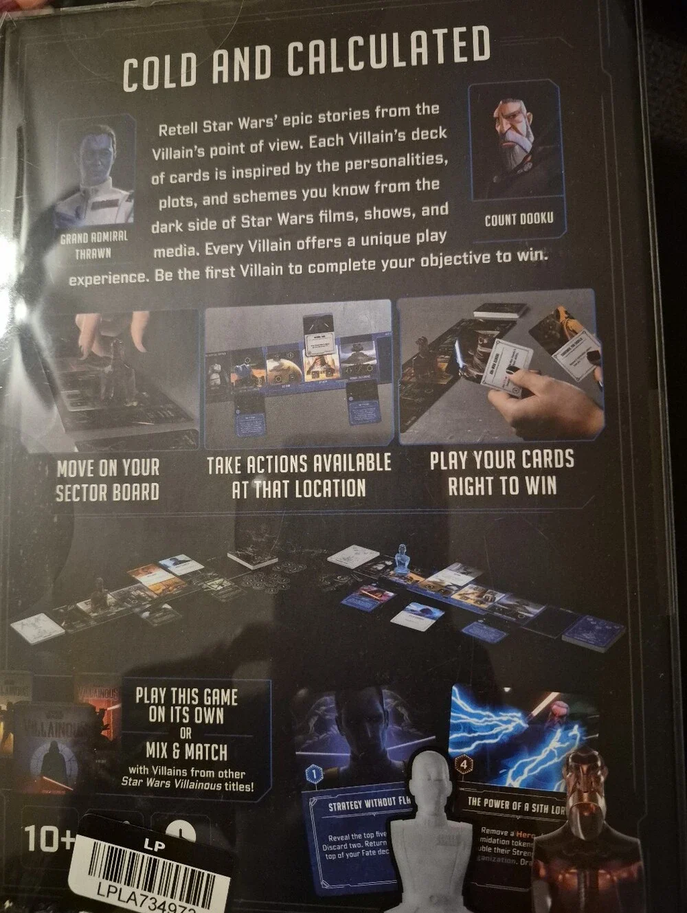 Star Wars Villainous: Cold Tactics Expansion - Black & Blue Age 10+